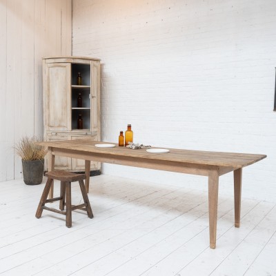 Large oak and fir farmhouse table, 1930