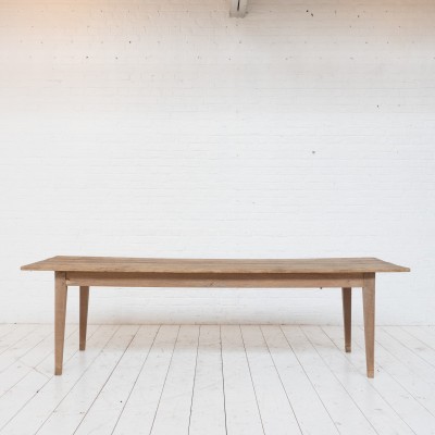 Large oak and fir farmhouse table, 1930