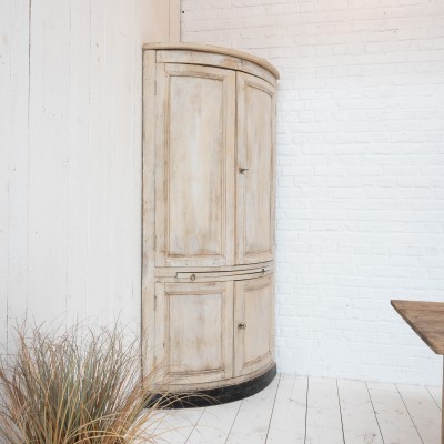 Wooden corner cabinet circa 1900