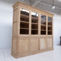 Antique 8-door oak bookcase, 1900