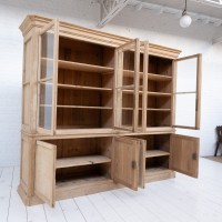 Antique 8-door oak bookcase, 1900