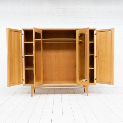 Midcentury French oak cupboard