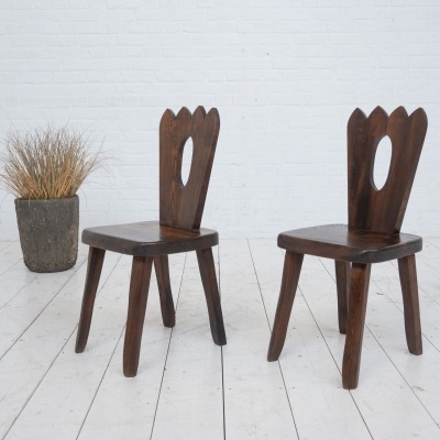 Olavi HANNINEN style brutalist chairs