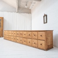 Large haberdashery chest of drawers, early 20th century