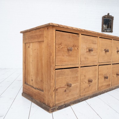 Large haberdashery chest of drawers, early 20th century