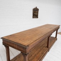 Large draper's table, early 20th century