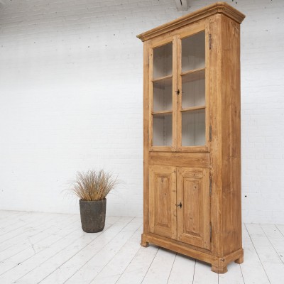 Vitrine 4 portes en bois, 1930