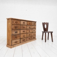 French craft cabinet with drawers, early 20th century