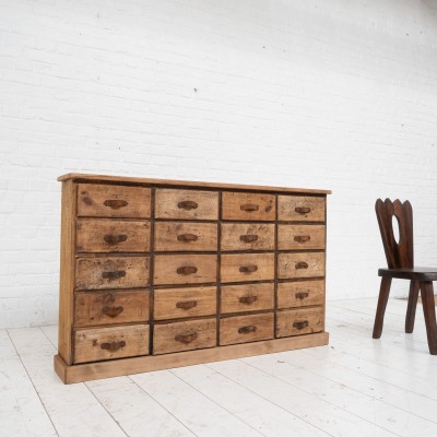 French craft cabinet with drawers, early 20th century