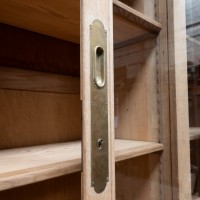 Exceptional French oak bookcase, 1920