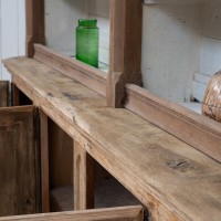 Large oak bookcase