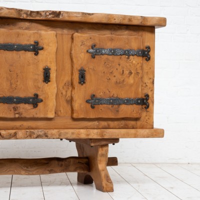 French elm primitive sideboard Circa 1970
