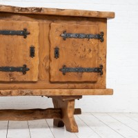 French elm primitive sideboard Circa 1970