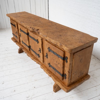 French elm primitive sideboard Circa 1970