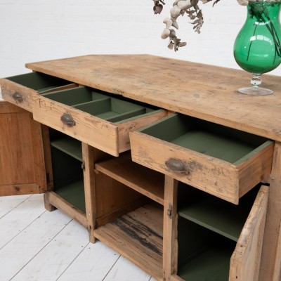 Wooden counter, early 20th century