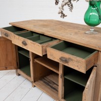 Wooden counter, early 20th century