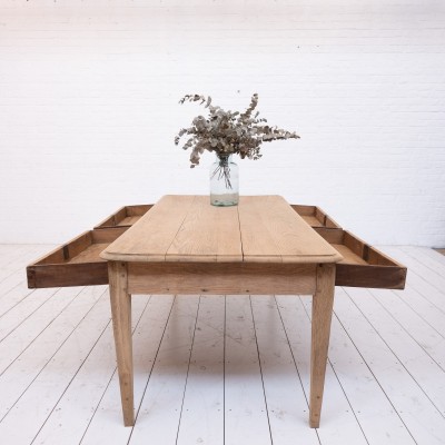 French oak table, 1950