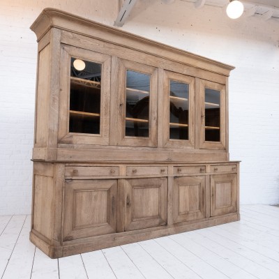 Large oak buffet, 19th century