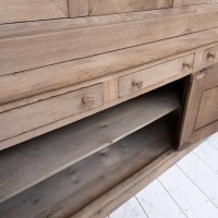 Large oak buffet, 19th century