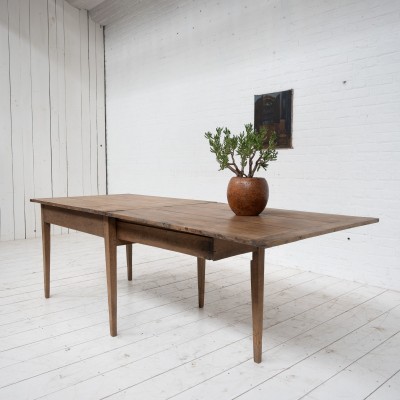 French oak flap table, 1900