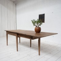 French oak flap table, 1900