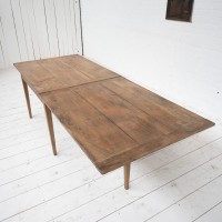 French oak flap table, 1900
