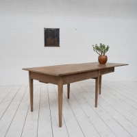 French oak flap table, 1900