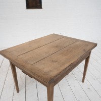 French oak flap table, 1900