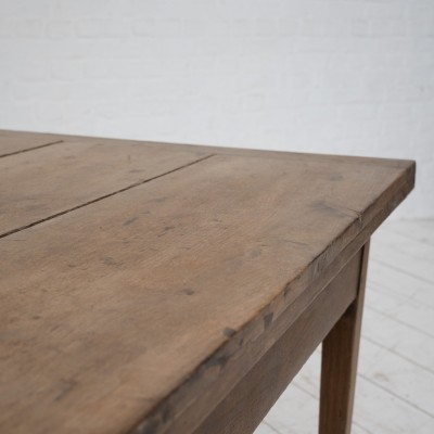 French oak flap table, 1900