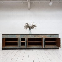 Large wooden workshop furniture, early 20th century