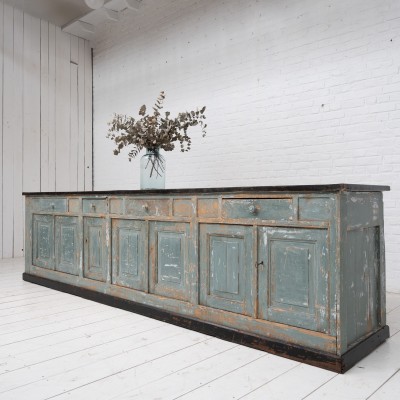Large wooden workshop furniture, early 20th century
