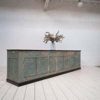 Large wooden workshop furniture, early 20th century
