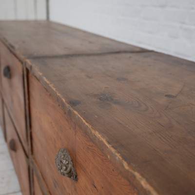Pair of furniture with drawers, early 20th century