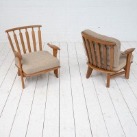 Paire de fauteuils GUILLERME et CHAMBRON