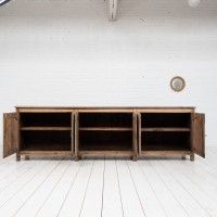 Grande enfilade 6 portes en chêne, 18ème