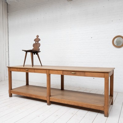 Table de drapier en chêne, 1940