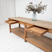 Table de drapier en chêne, 1940
