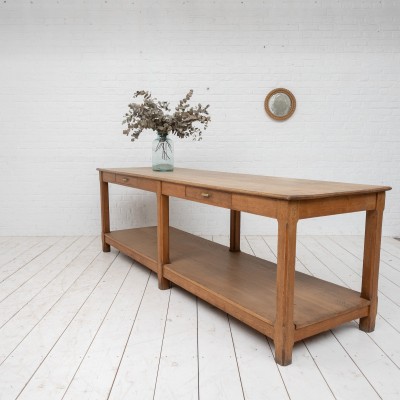 Table de drapier en chêne, 1940