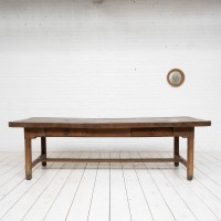 Table de château en chêne, 19ème