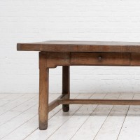 Table de château en chêne, 19ème
