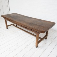 Table de château en chêne, 19ème
