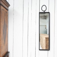 Miroir brutaliste en fer battu, 1960