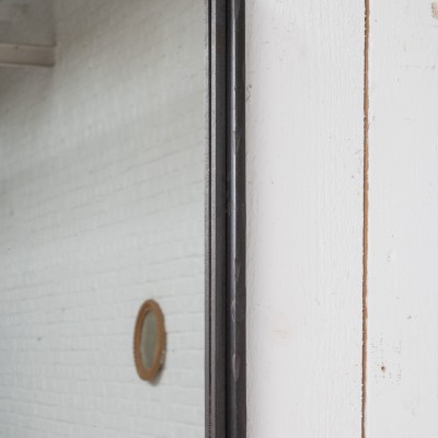 Miroir brutaliste en fer battu, 1960