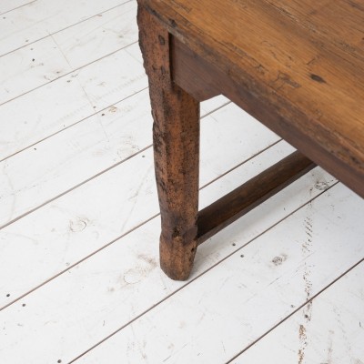 Grande table de communauté en chêne, 19ème