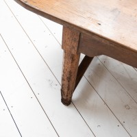 Grande table de communauté en chêne, 19ème