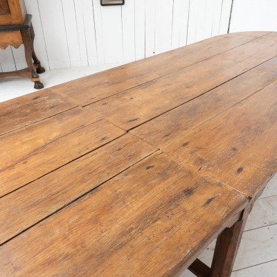 Grande table de communauté en chêne, 19ème