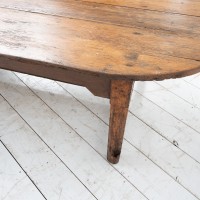 Grande table de communauté en chêne, 19ème