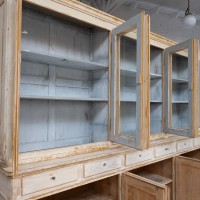 Imposante bibliothèque 12 portes en bois, 1950