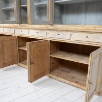 Imposante bibliothèque 12 portes en bois, 1950