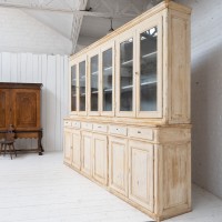 Imposante bibliothèque 12 portes en bois, 1950